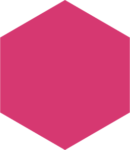 Fucsia hexagon